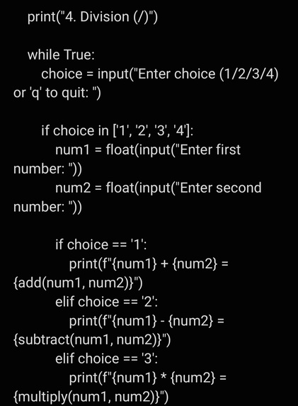 simple calculator – screenshot 2