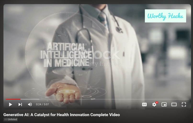 Generative AI: A Catalyst for Health Innovation – screenshot 2
