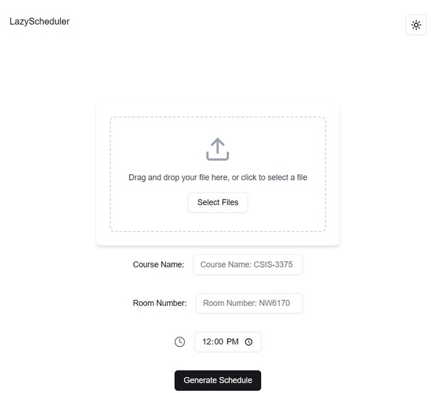 Lazy Scheduler – screenshot 1
