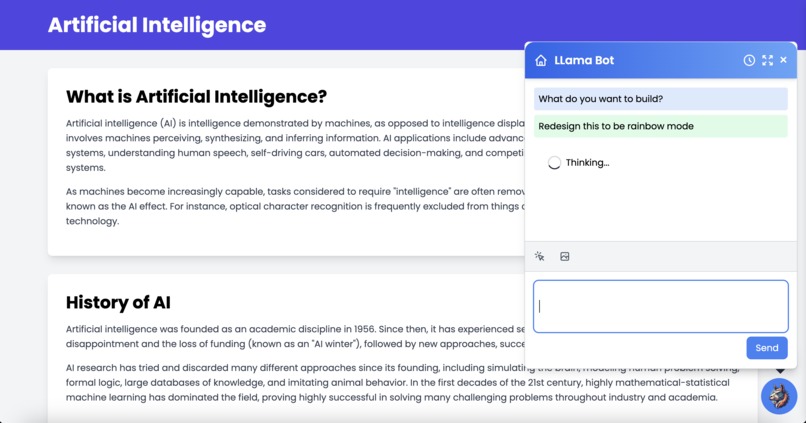 LlamaPress – screenshot 2