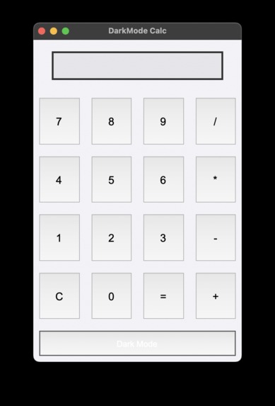 DarkMode Calc – screenshot 1