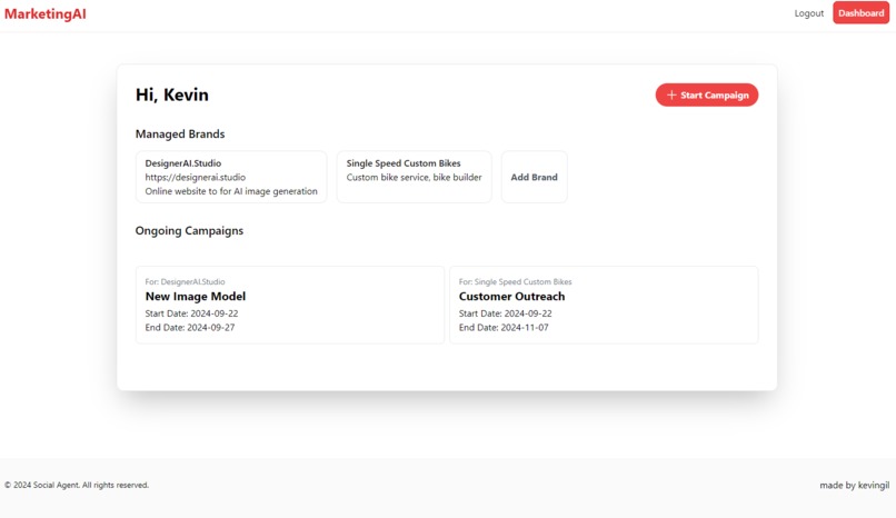 MarketingAI – screenshot 1