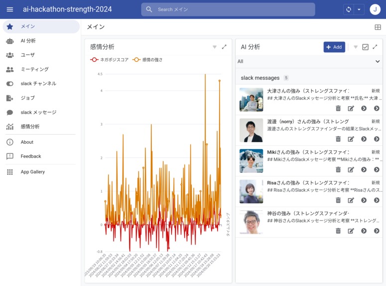 組織の強みを可視化する – screenshot 1