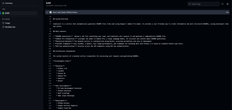 CodeCaster – screenshot 1