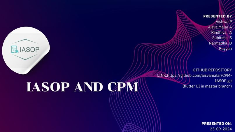 IASOP&CPM – screenshot 2