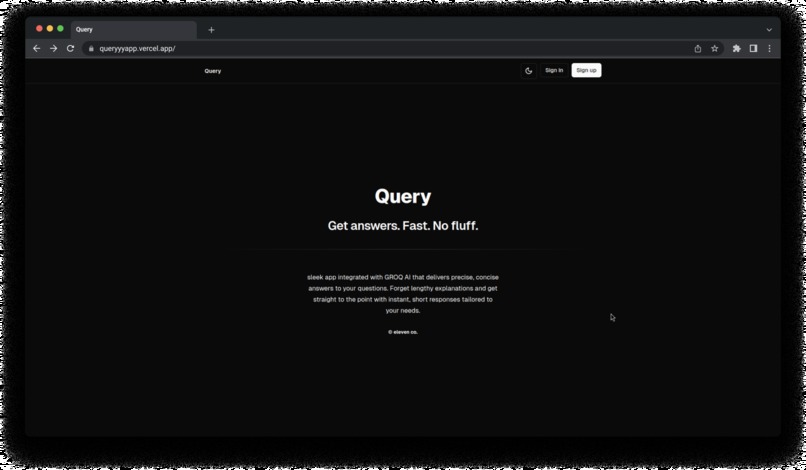 Query – screenshot 2