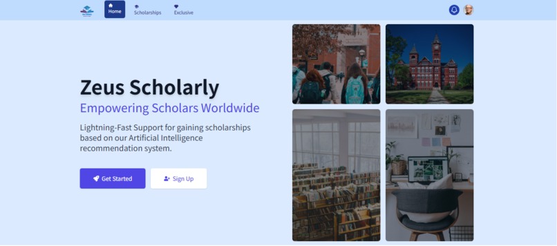 Zeus Scholarly  – screenshot 2