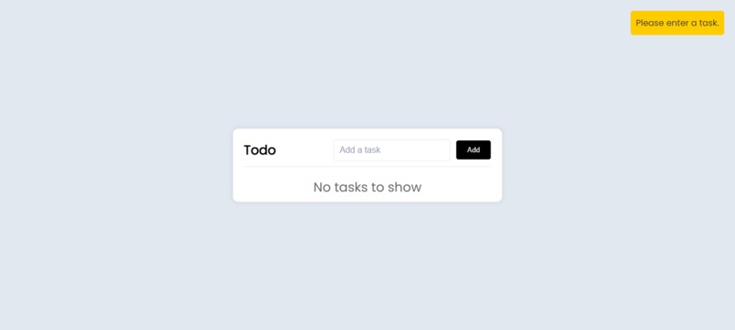 Todo Website – screenshot 2