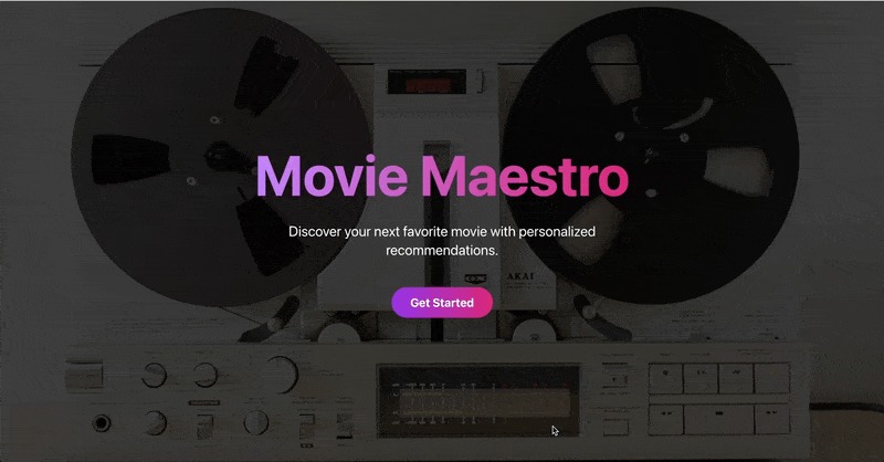 Movie Recommendations – screenshot 1
