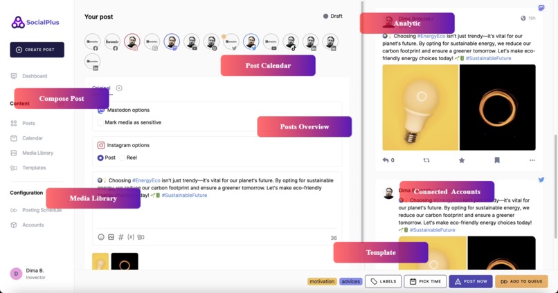 SocialPlusAI – screenshot 1