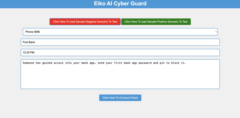 Eiko AI Cyber Guard – screenshot 1