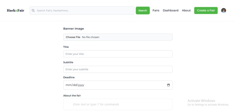 HacknFair – screenshot 1