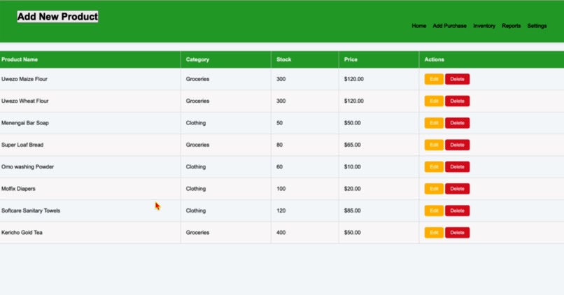 UFANISI SHOP DASHBOARD – screenshot 4
