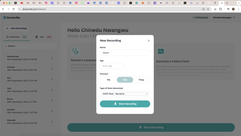Dorascribe – screenshot 2