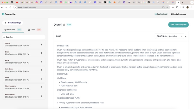 Dorascribe – screenshot 4