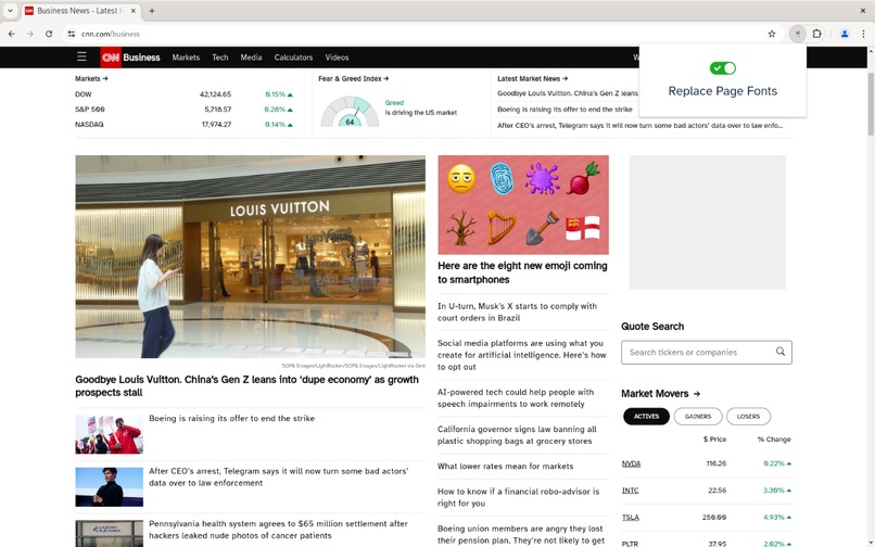 LegiBrowse - Free Browser Extension for Legibility – screenshot 2
