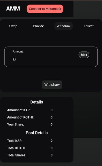 CeloAI Market Maker – screenshot 4