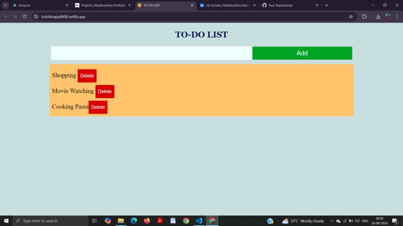 To-Do List – screenshot 3