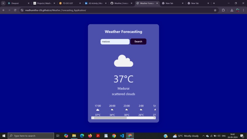 Weather_Forecasting_Application – screenshot 2