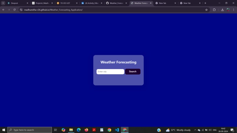 Weather_Forecasting_Application – screenshot 1