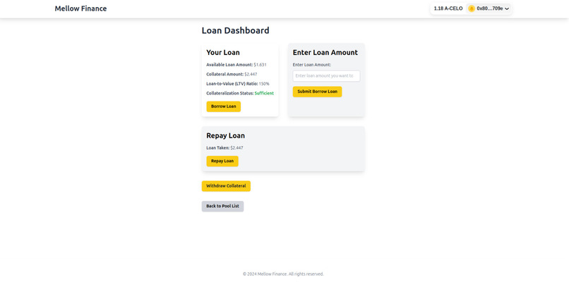 Mellow Finance – screenshot 6