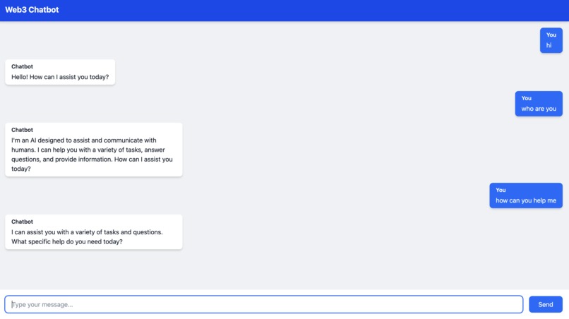 Web3-Chatbot-VK – screenshot 1