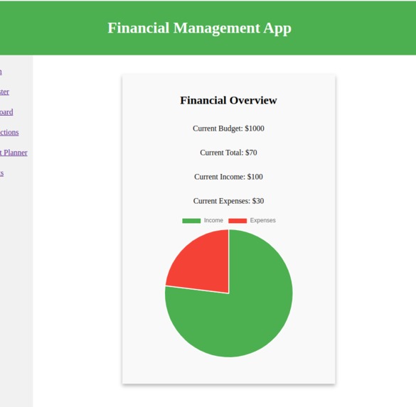 Financial Manager – screenshot 1