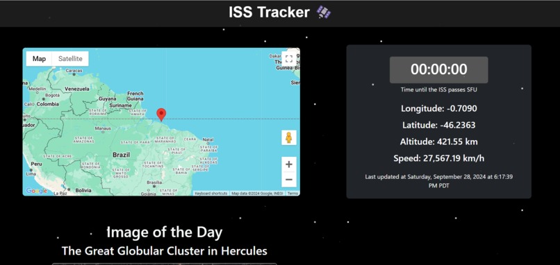 ISS Tracker – screenshot 1