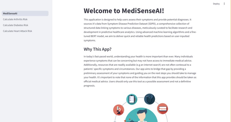 MediSenseAI – screenshot 1