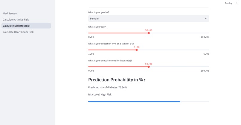 MediSenseAI – screenshot 2