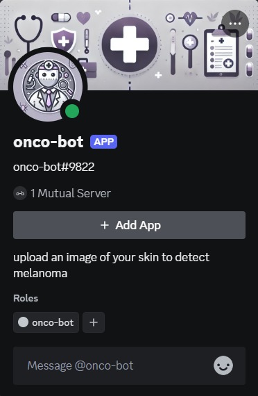 OncoBot – screenshot 1