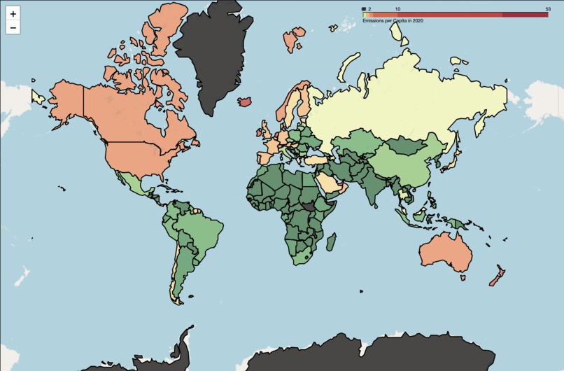 Analyzing CO2 emissions from air travel & predicting trends – screenshot 4
