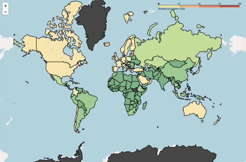 Analyzing CO2 emissions from air travel & predicting trends – screenshot 5