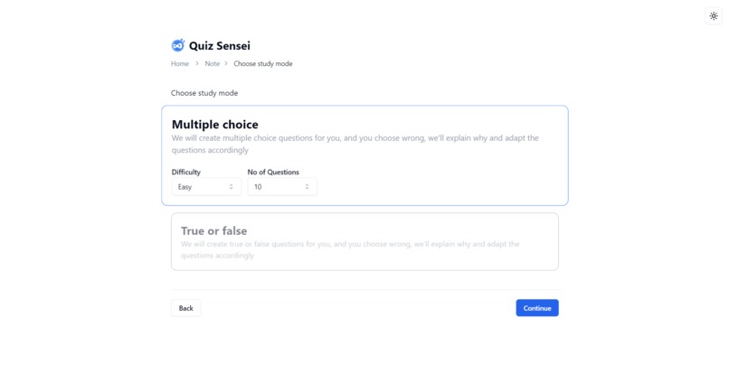 Quiz Sensei – screenshot 2