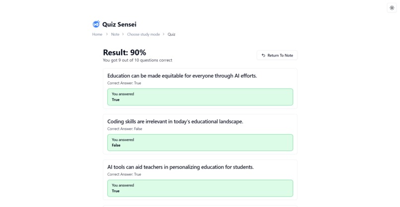 Quiz Sensei – screenshot 6