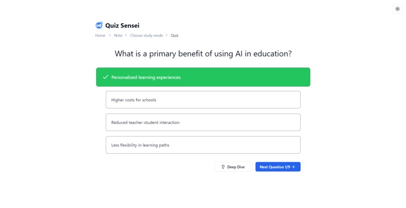 Quiz Sensei – screenshot 3