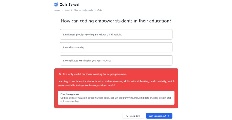 Quiz Sensei – screenshot 5