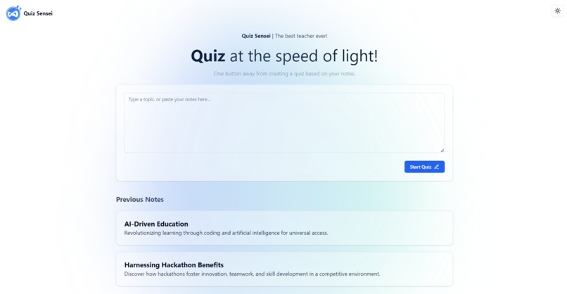 Quiz Sensei – screenshot 1