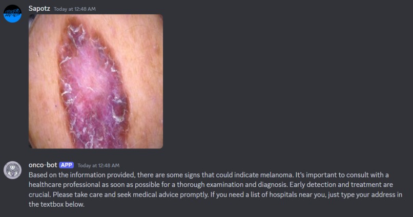 OncoBot – screenshot 3