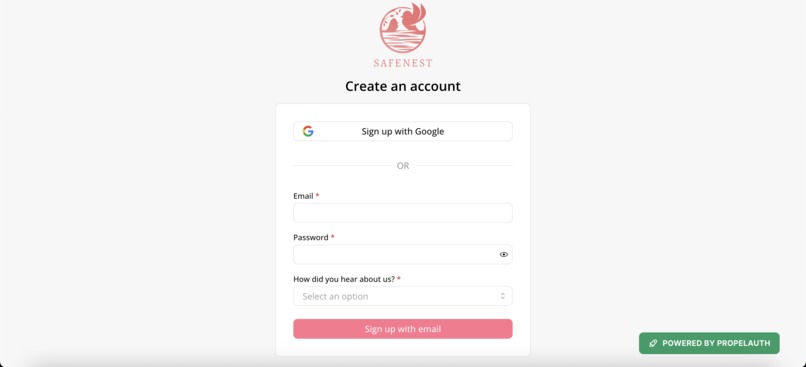 SafeNest – screenshot 2