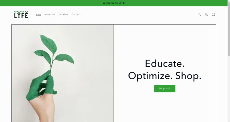 LYFE: Sustainable Consulting and E-Commerce – screenshot 4