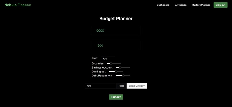 Nebula Finance – screenshot 5