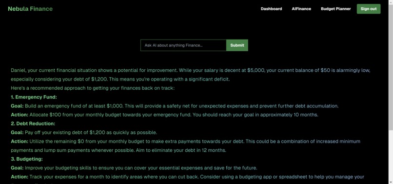 Nebula Finance – screenshot 6