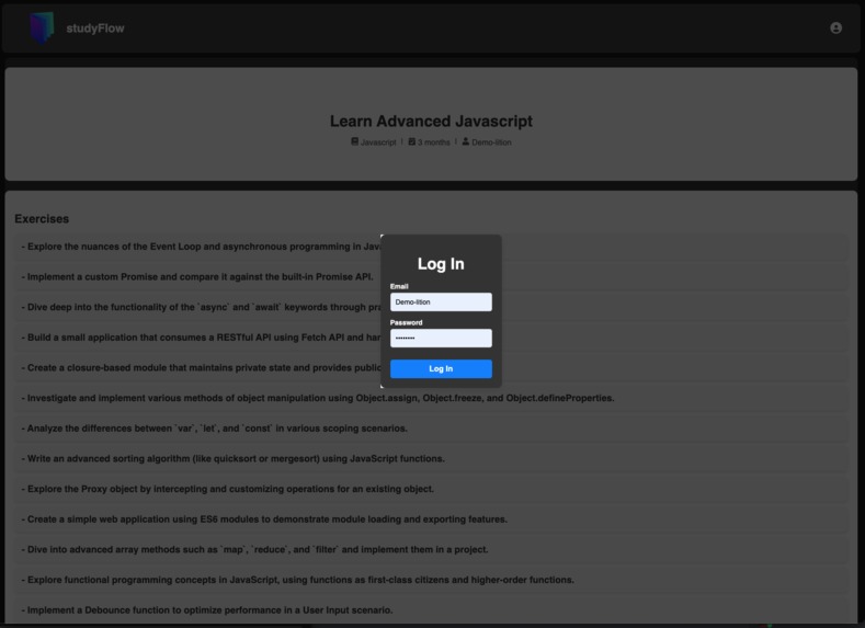 StudyFlow – screenshot 1