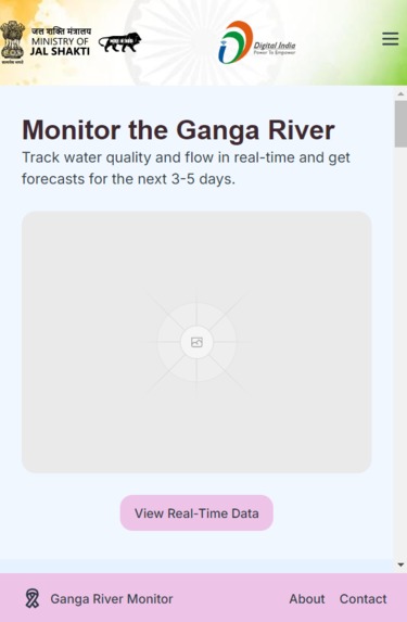 Ganga River Real Time Forecast – screenshot 1