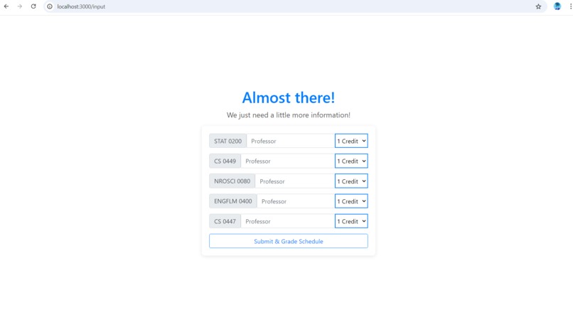 RateMySchedule – screenshot 3