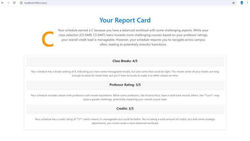 RateMySchedule – screenshot 4