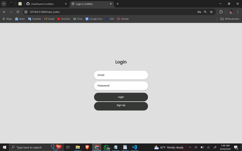 CentWise – screenshot 1
