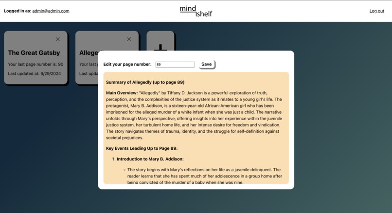 MindShelf – screenshot 3