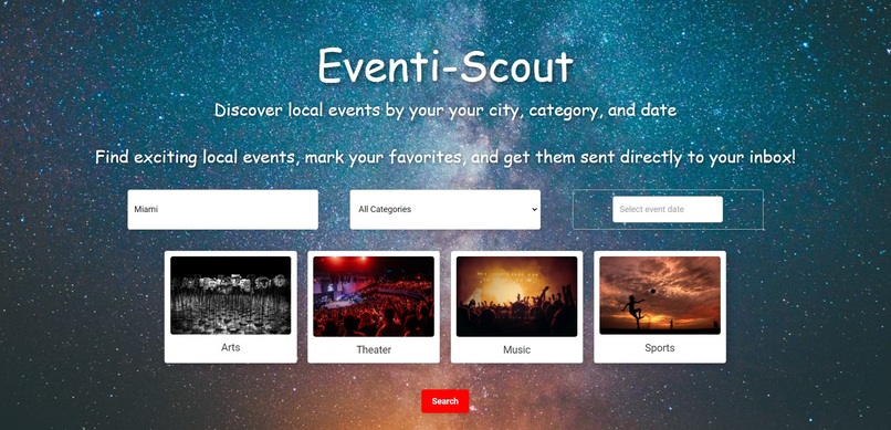 Eventi-Scout – screenshot 1
